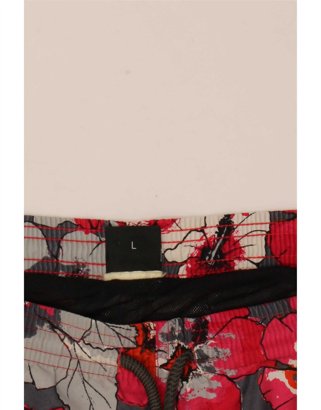 Hugo Boss Short de bain pour homme, grand motif floral rouge