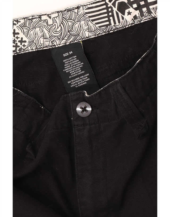 Quiksilver Short Cargo Homme W34 Large Noir Coton