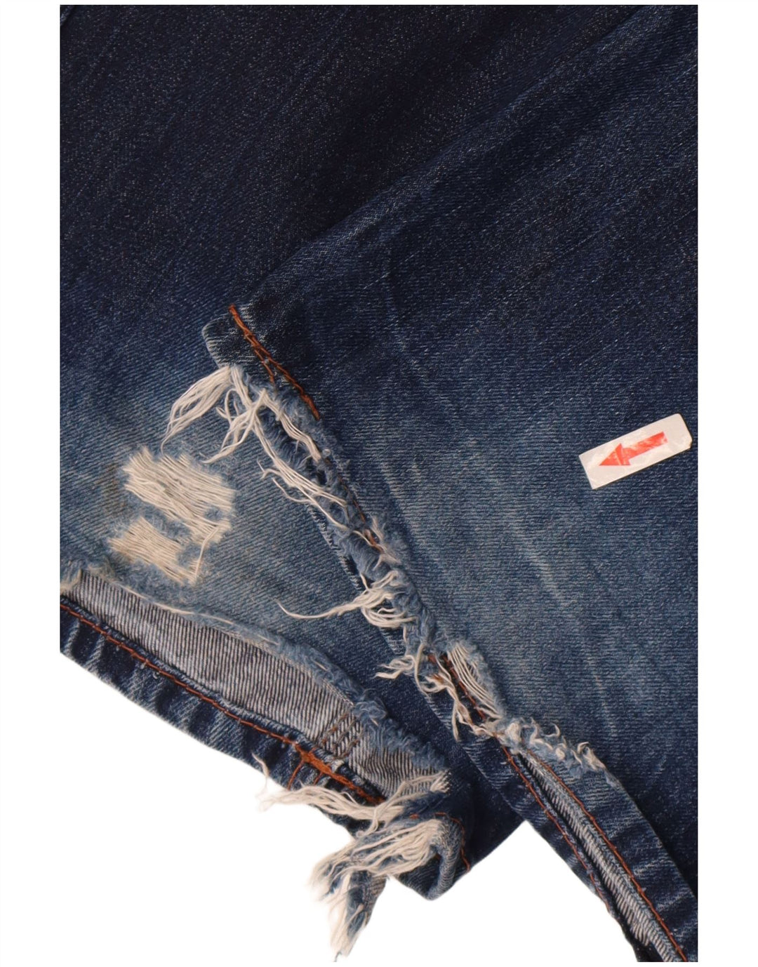 Tommy Hilfiger Jean droit vieilli pour homme W31 L36 Bleu
