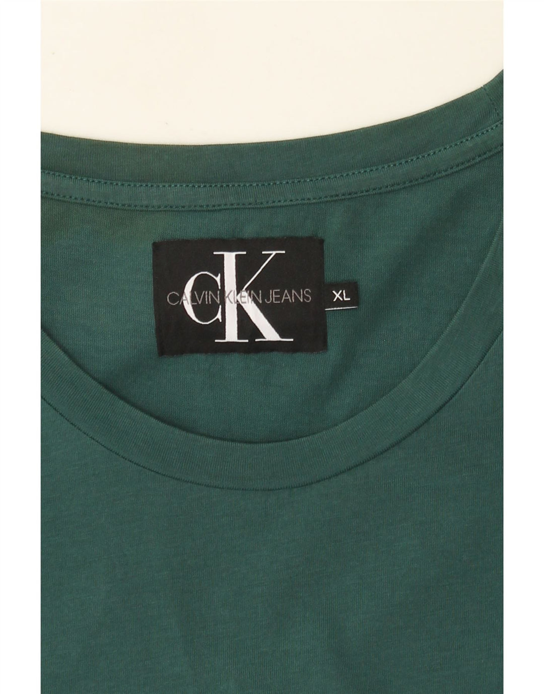 Calvin Klein Jeans T-Shirt Slim Graphique Homme Vert XL