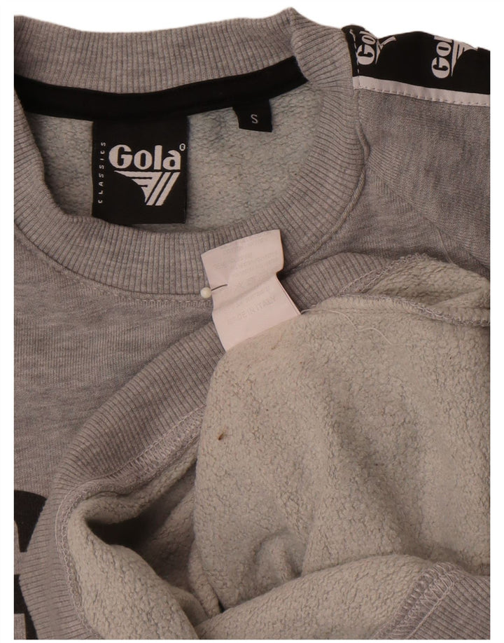 Gola Sweat-shirt graphique pour homme en coton color block Gris Taille S