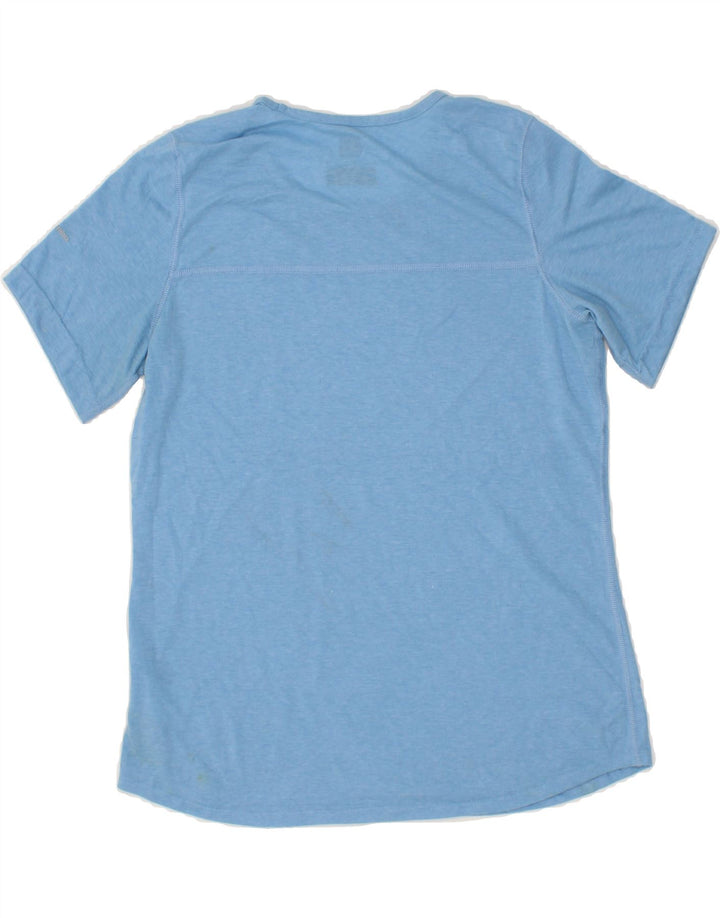 COLUMBIA Womens T-Shirt Top UK 12 Medium Blue Polyester Vintage Columbia and Second-Hand Columbia from Messina Hembry 