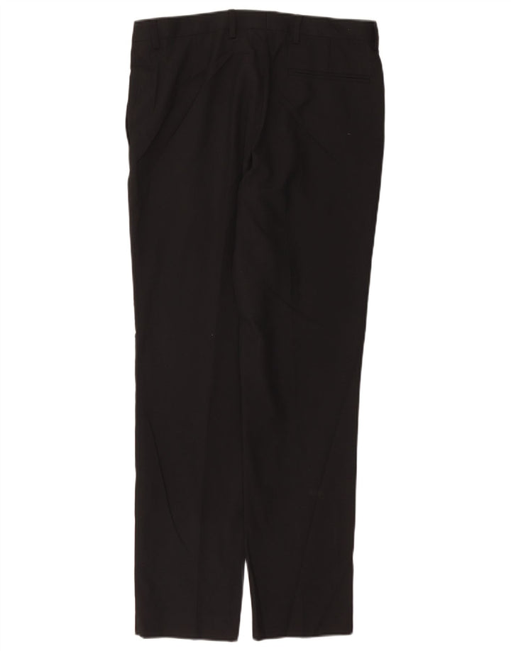 Marks & Spencer Pantalon de costume coupe slim pour femme W32 L31 Noir Polyester