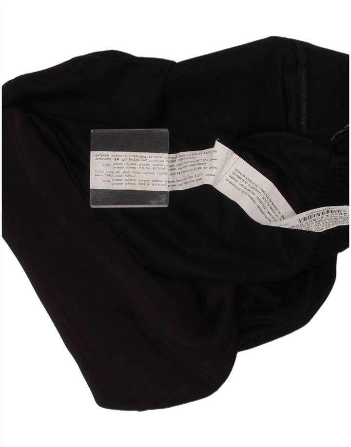 Zara Femme Crop Corset Top Polyester Noir Moyen