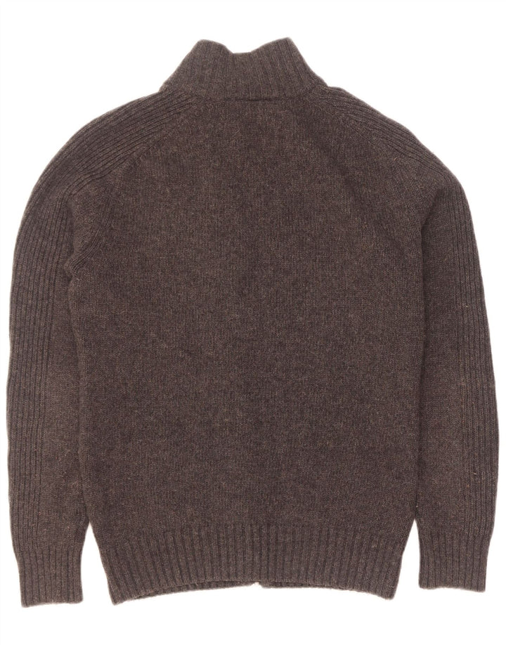 Woolrich Cardigan Graphique Pull Homme Grand Gris