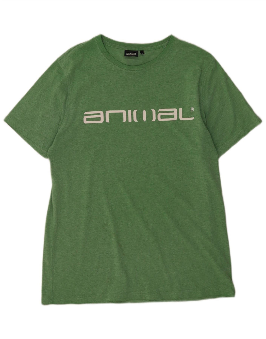 Animal T-Shirt Graphique Homme Vert Moyen Coton