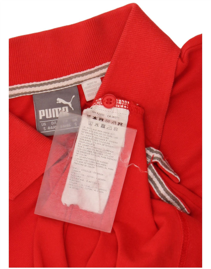 Puma Polo Homme Petit Rouge Coton