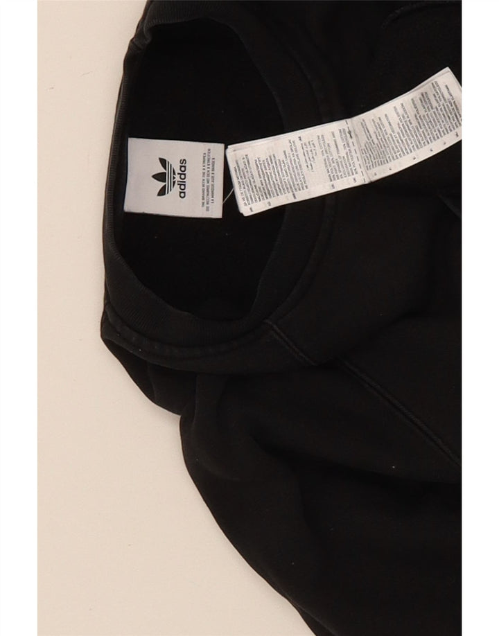 Adidas Sweat-shirt pour homme en coton noir moyen