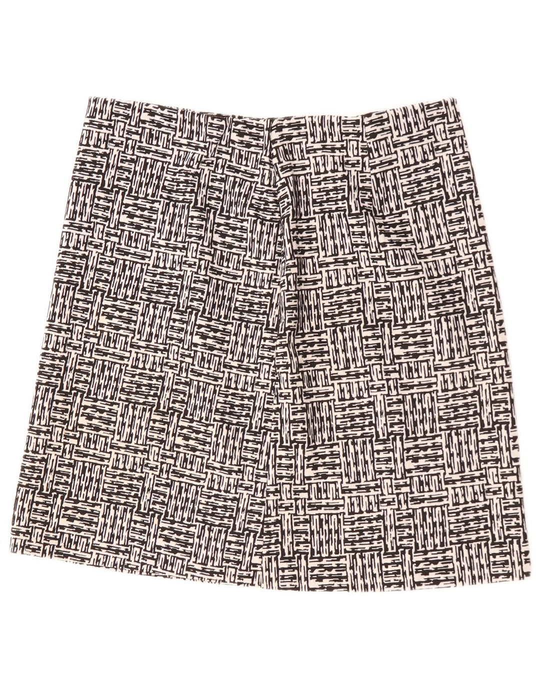 Marks & Spencer Jupe trapèze pour femme UK 16 Large W34 Noir Géométrique