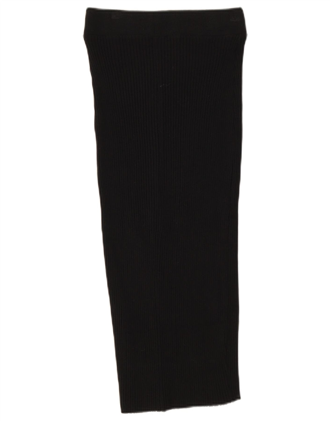 Zara Femme Jupe Midi En Tricot Moyen W28 Noir