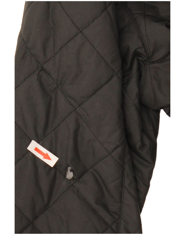 Schoffel Veste matelassée surdimensionnée pour femme UK 10 Small Noir Polyester