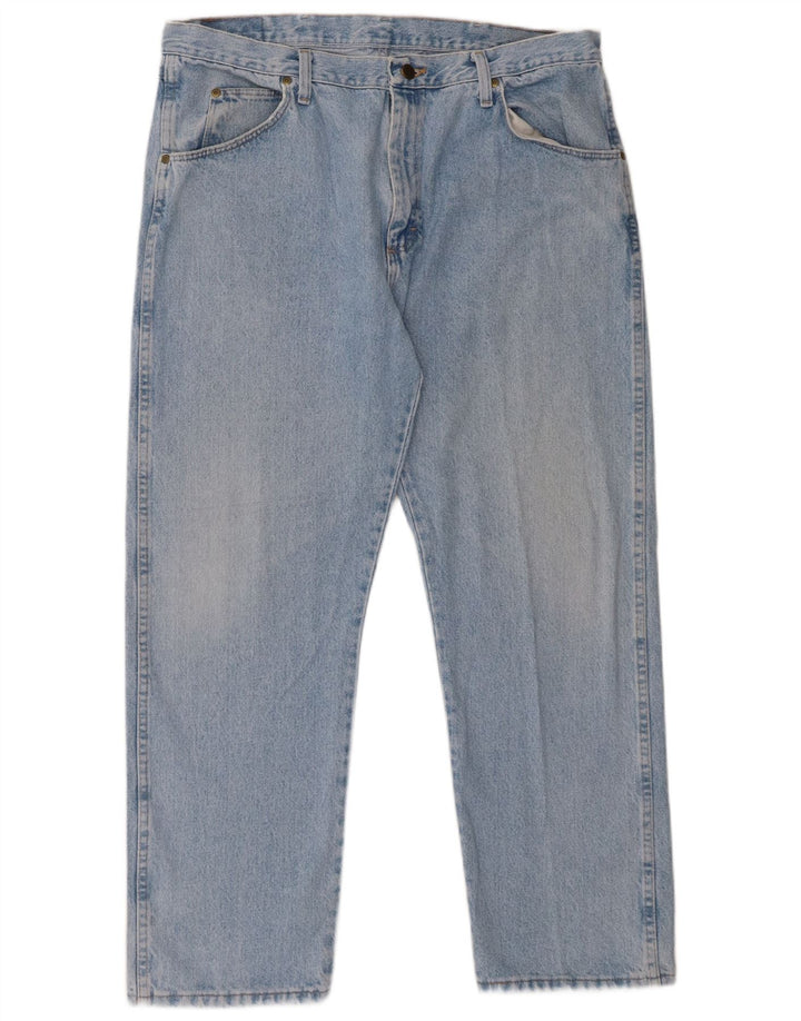 Wrangler Jean droit coupe régulière pour homme W38 L29 bleu coton