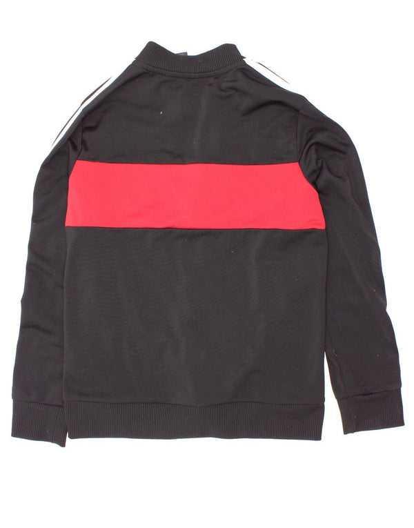 Adidas Veste de survêtement pour garçon 9-10 ans Noir Colourblock Polyester