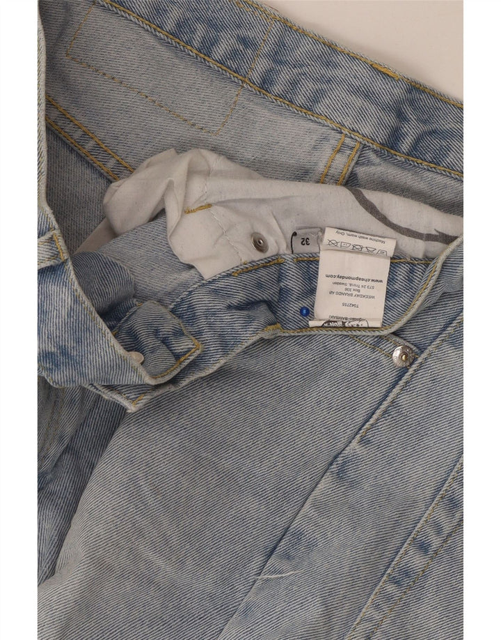CHEAP MONDAY Short en Jean Homme W32 Bleu Moyen Coton