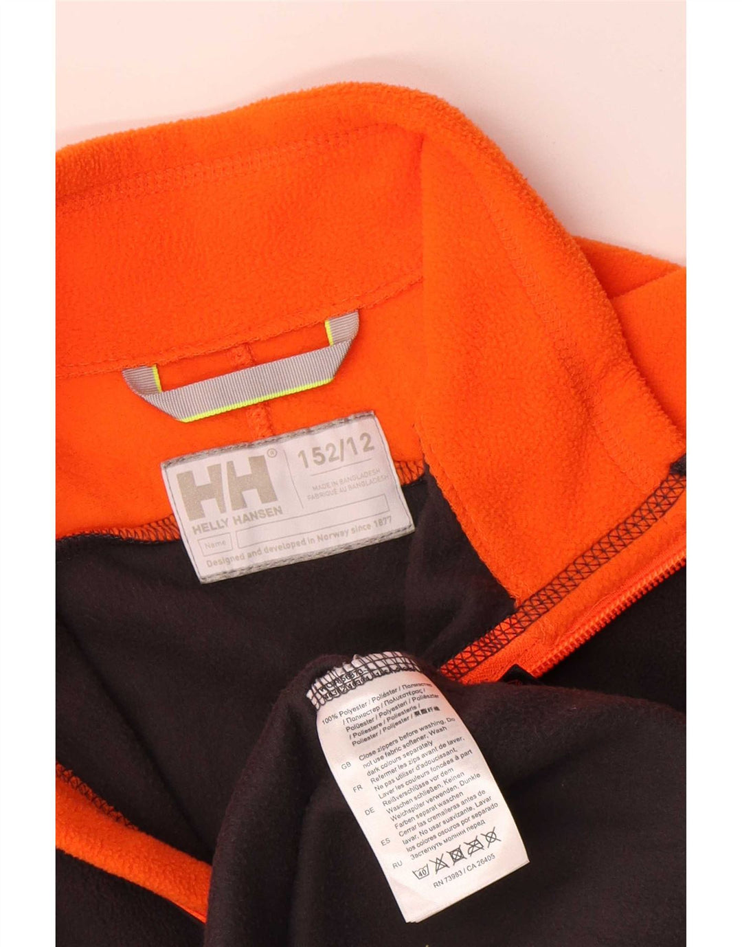 Helly Hansen Veste Polaire Garçon 11-12 ans Noir Colorblock Polyester