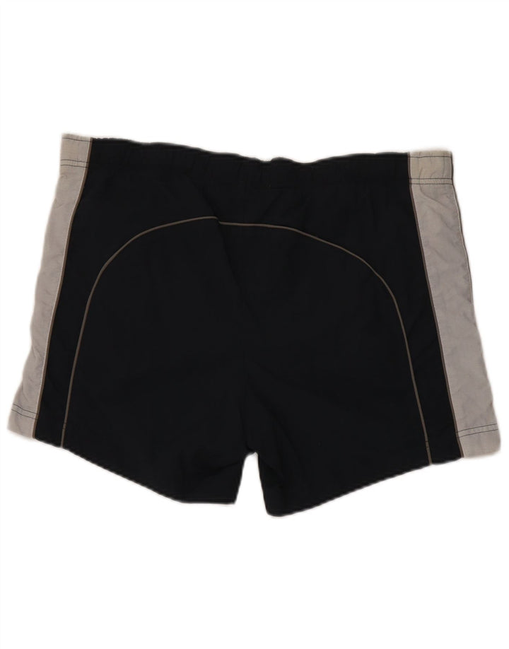 CHAMPION Short de Sport Homme Large Bleu Marine Colorblock