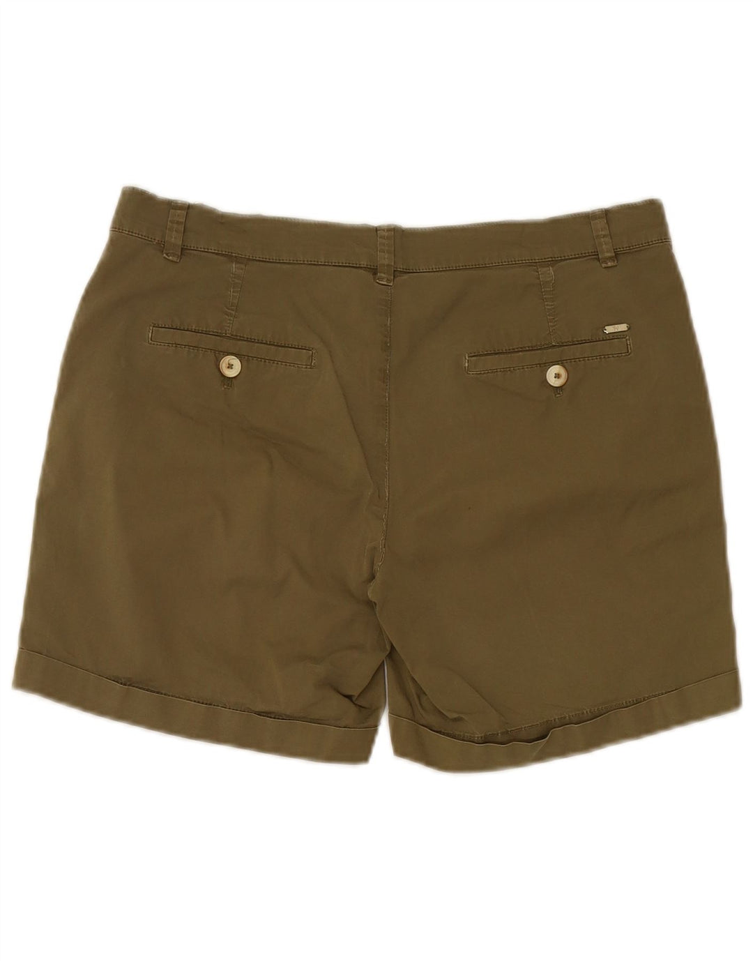 Massimo Dutti Short Chino Femme EU 38 Small W28 Kaki