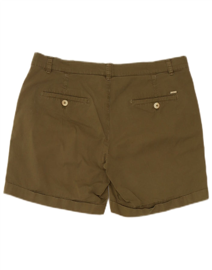 Massimo Dutti Short Chino Femme EU 38 Small W28 Kaki