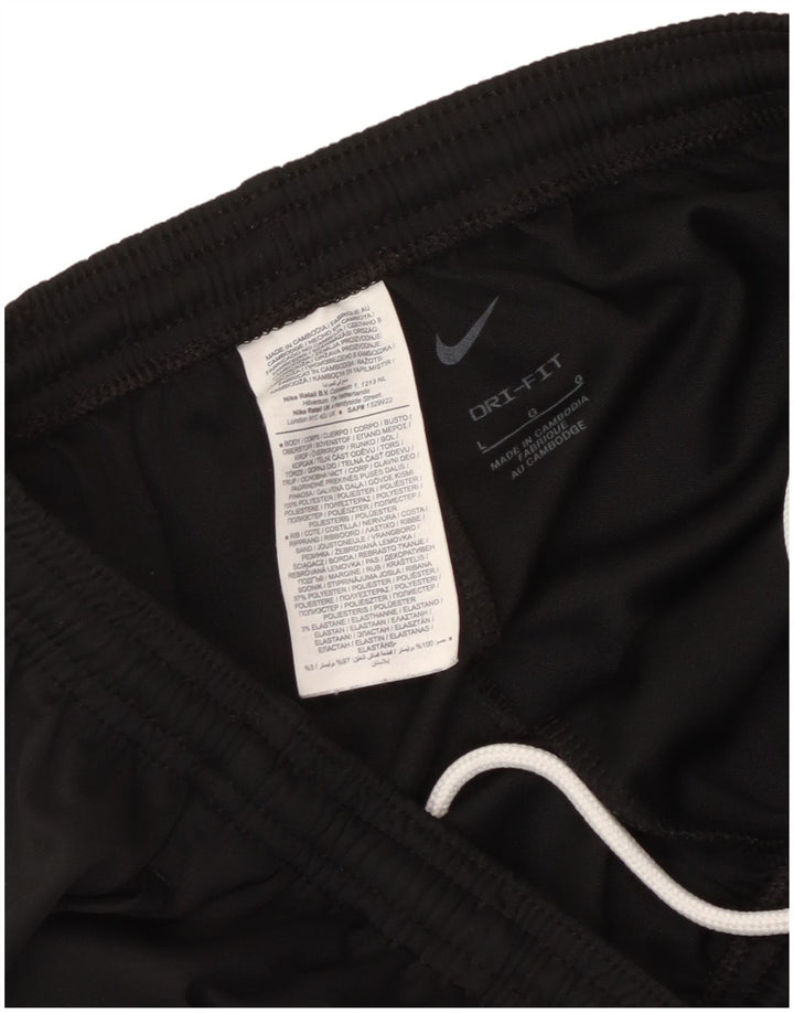 Pantalon de survêtement Nike Dri Fit pour hommes, grand, noir, polyester