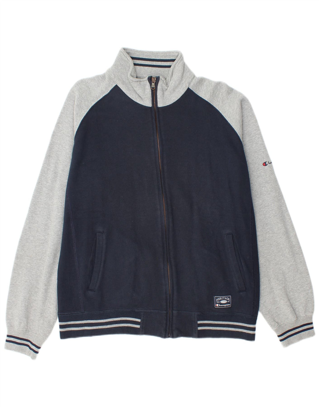 Champion Veste de Survêtement Heritage Classics Homme Bleu Marine Taille L