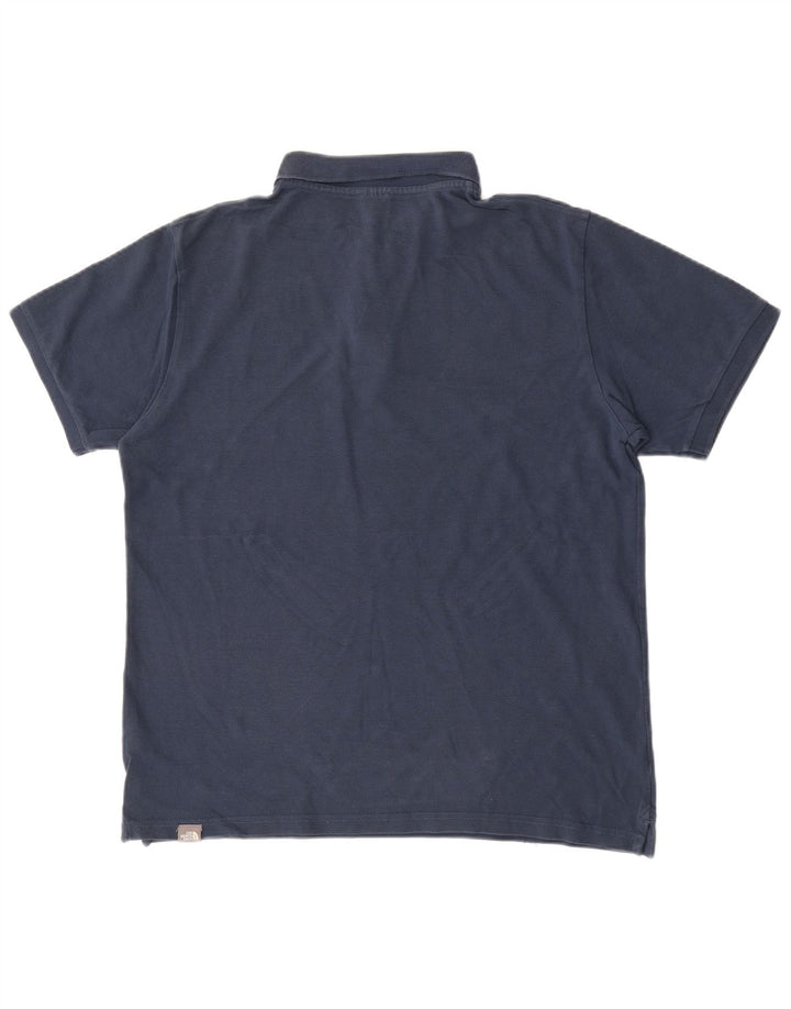 The North Face Polo Homme Bleu Marine Moyen