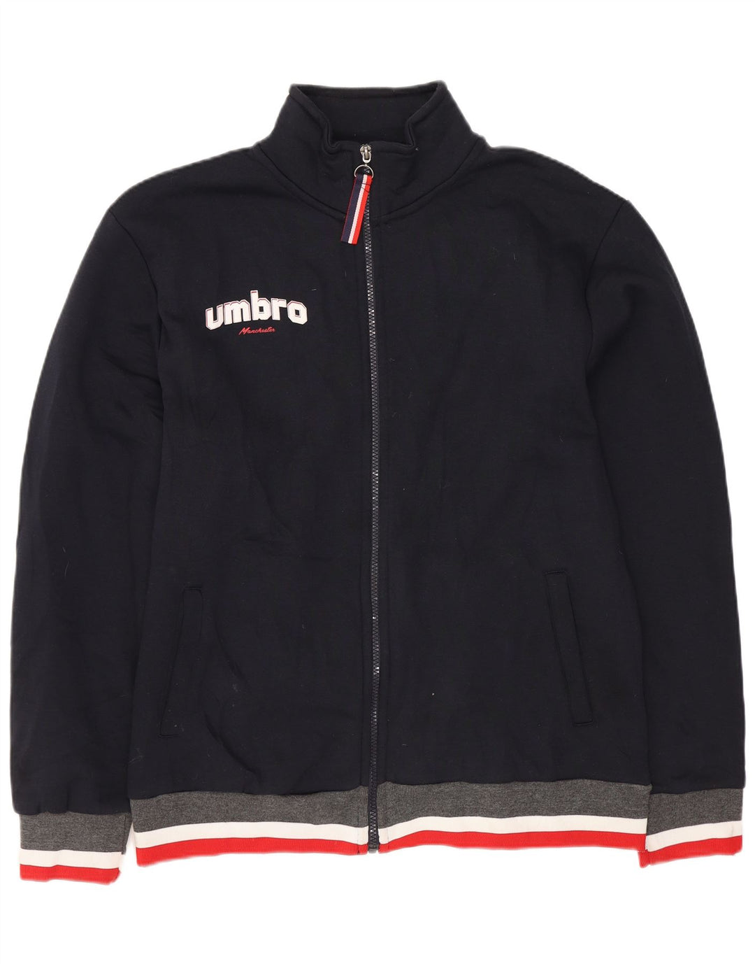 UMBRO Veste de Survêtement Graphique Homme XL Bleu Marine Colorblock Polyester