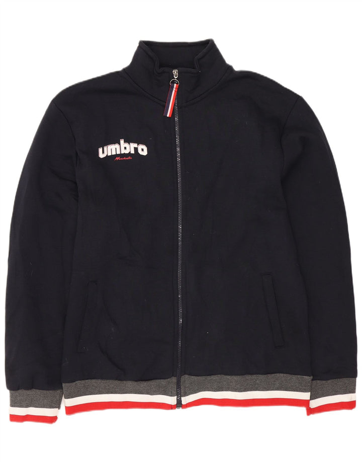 UMBRO Veste de Survêtement Graphique Homme XL Bleu Marine Colorblock Polyester