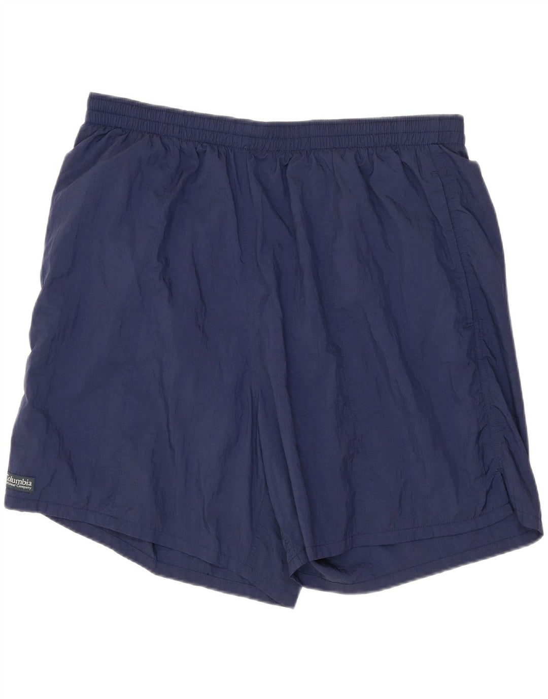 COLUMBIA Short de Sport Homme Large Bleu Marine Nylon