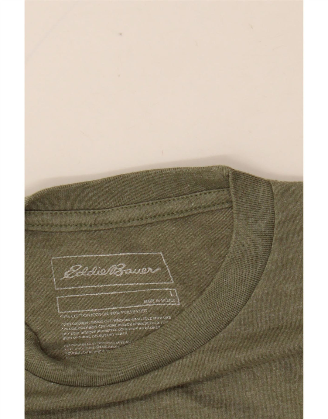 EDDIE BAUER T-Shirt Graphique Homme Grand Kaki Coton