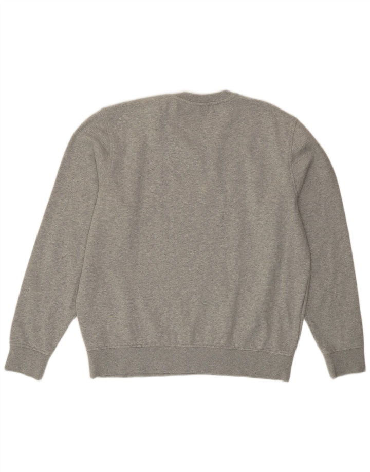 Lacoste Homme Sweatshirt Jumper Taille 6 XL Gris Coton