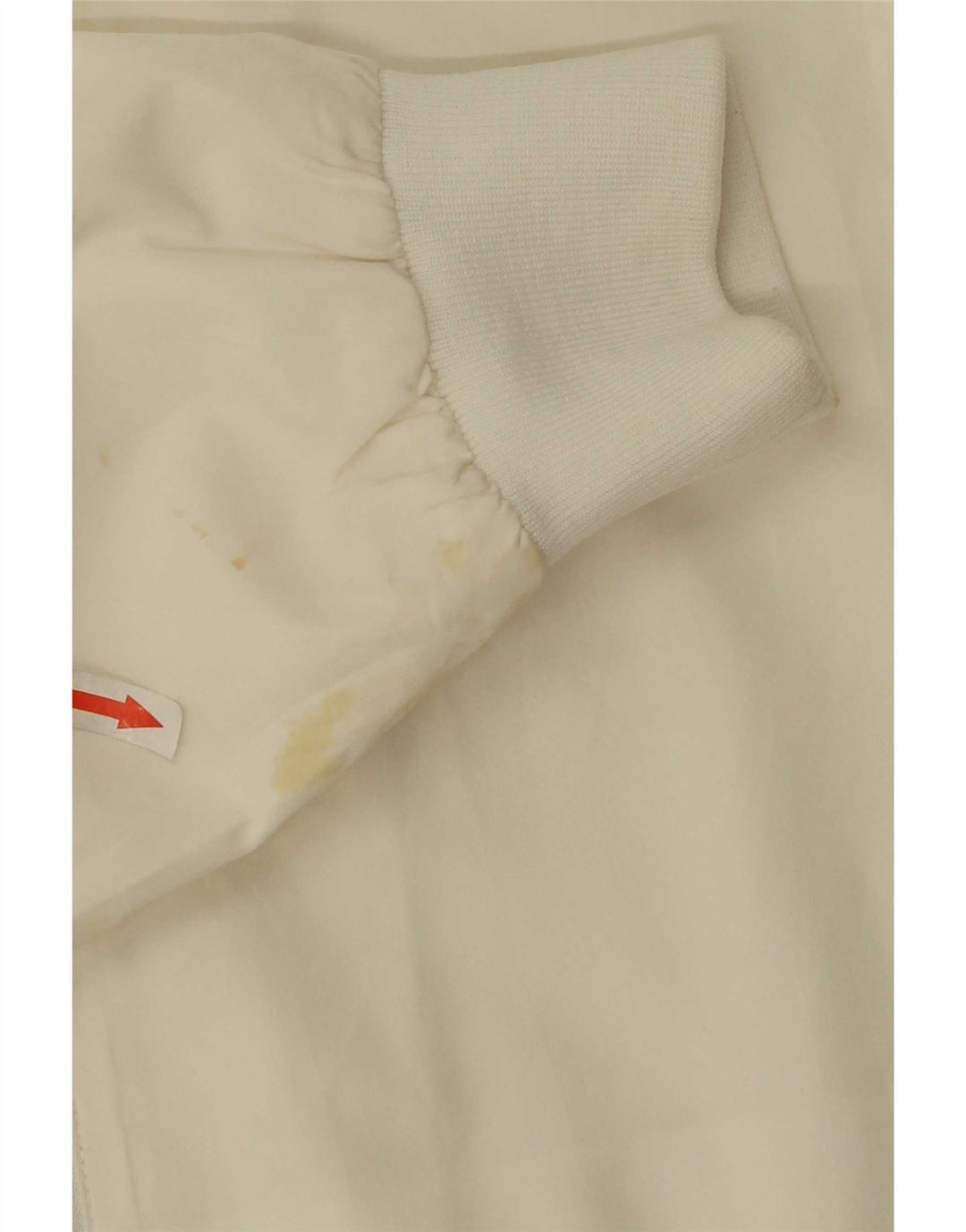 Reebok Veste de survêtement pour homme Small Blanc Colorblock Polyester