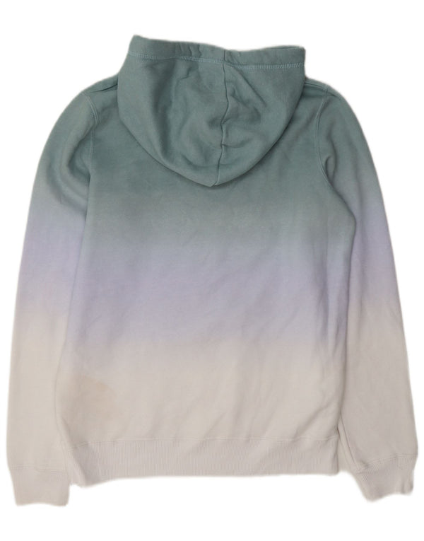 Hollister Pull à capuche pour femme UK 14 Coton color block gris moyen