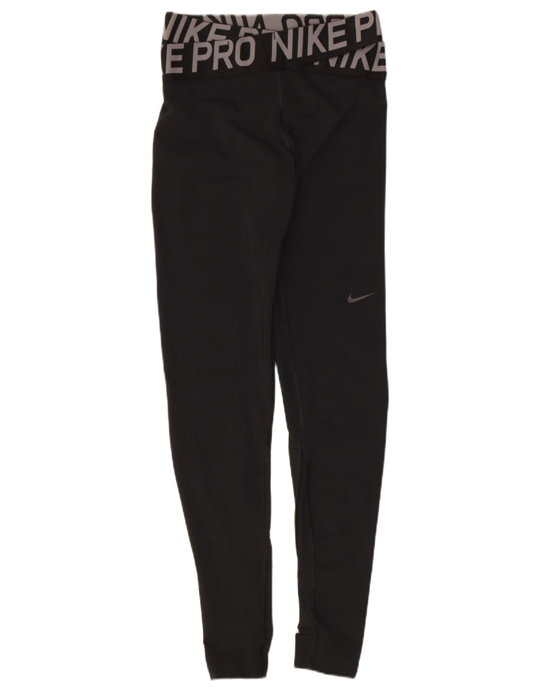 Nike Legging graphique Dri Fit pour femme UK 8 Small Noir Polyester