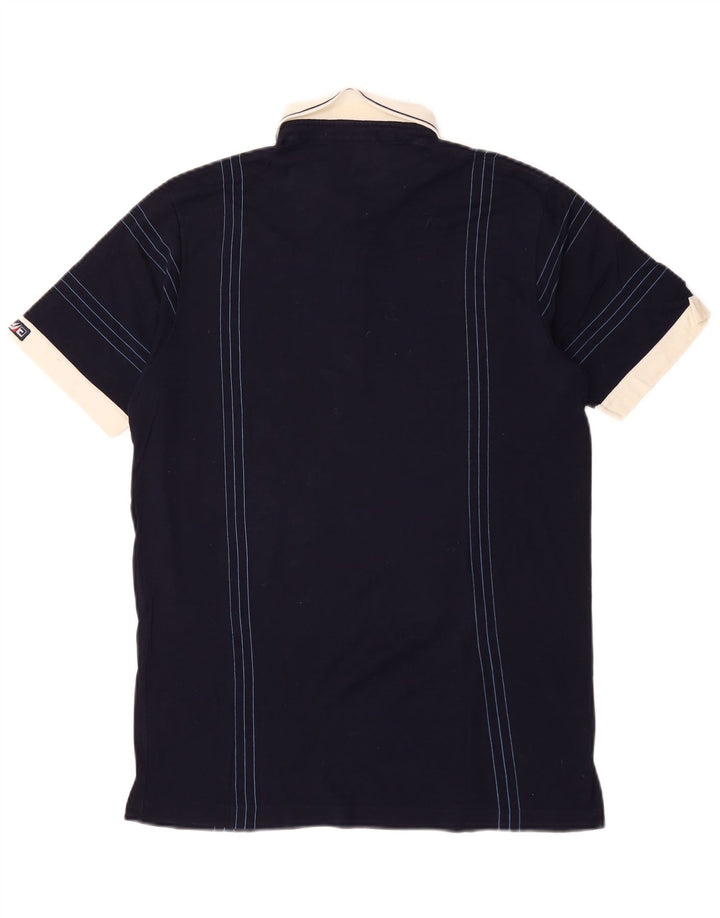 Cagi Polo Homme Grand Bleu Marine Rayé