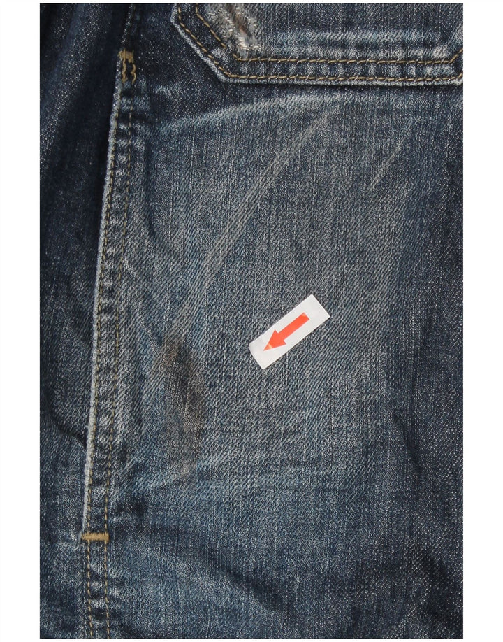 Gas Veste en Jean Femme UK 14 Grand Bleu Coton