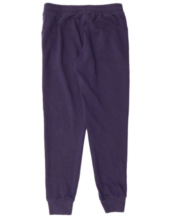 PUMA Pantalon de survêtement pour femme UK 14 Bleu marine moyen Coton