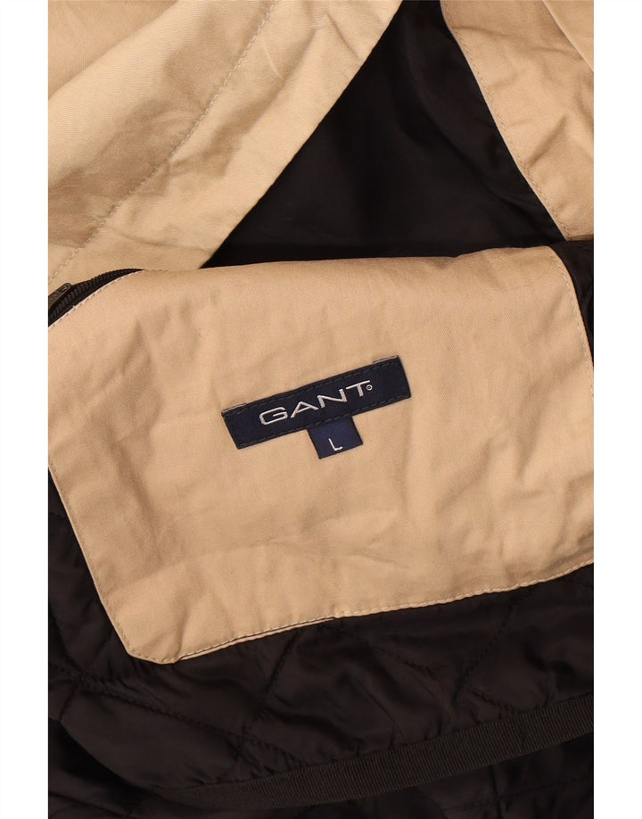 Gant Pardessus pour homme UK 40 Large Beige Colourblock