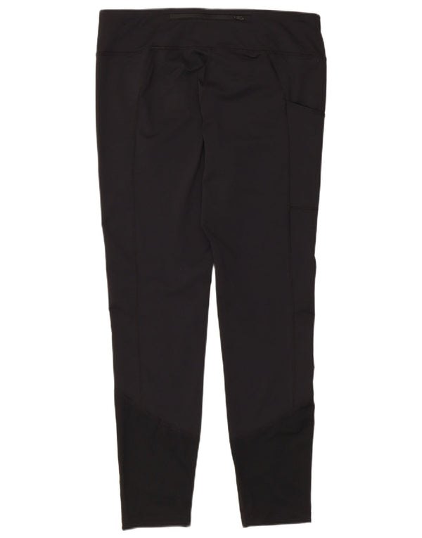 NIKE Legging Dri Fit pour femme UK 16 Large Noir Polyester