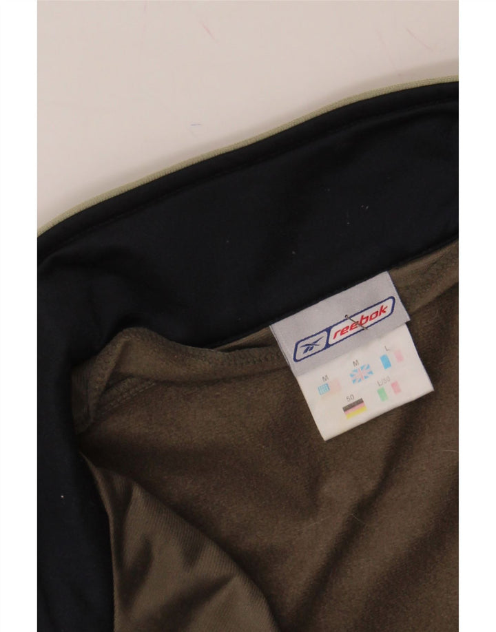 REEBOK Veste de Survêtement Homme Marron Moyen Colorblock Polyester