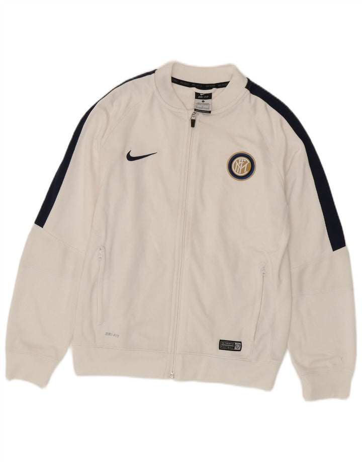 Nike Veste de survêtement Inter Milan pour garçon 12-13 ans Blanc Taille L