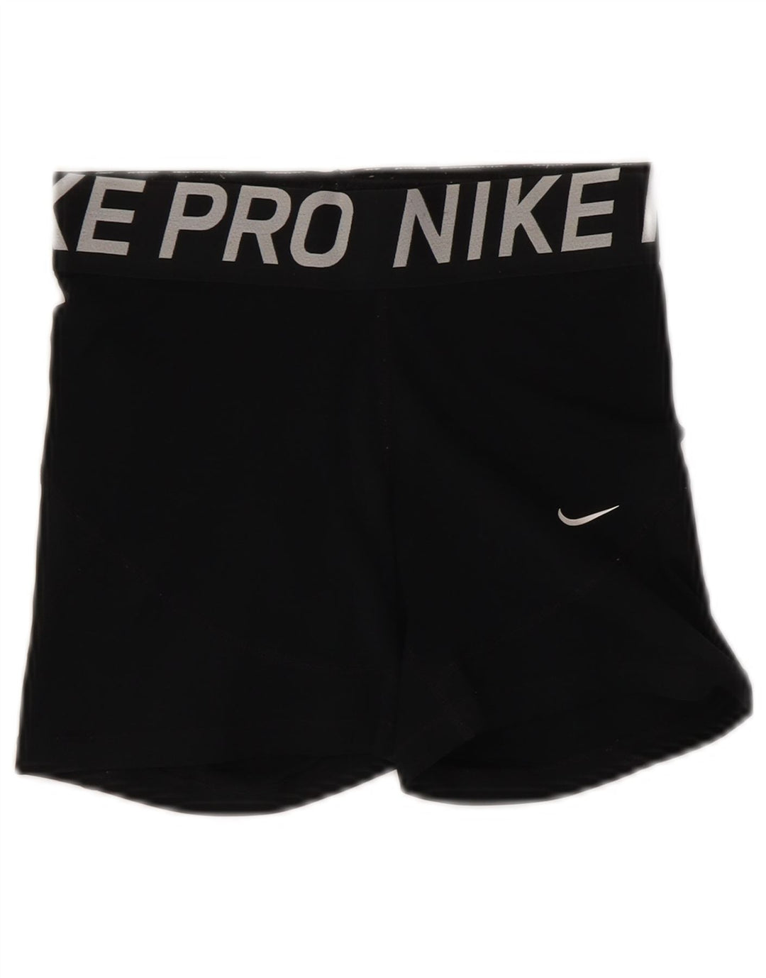NIKE Short de sport Dri Fit Graphic pour femme UK 8 Small Noir Polyester