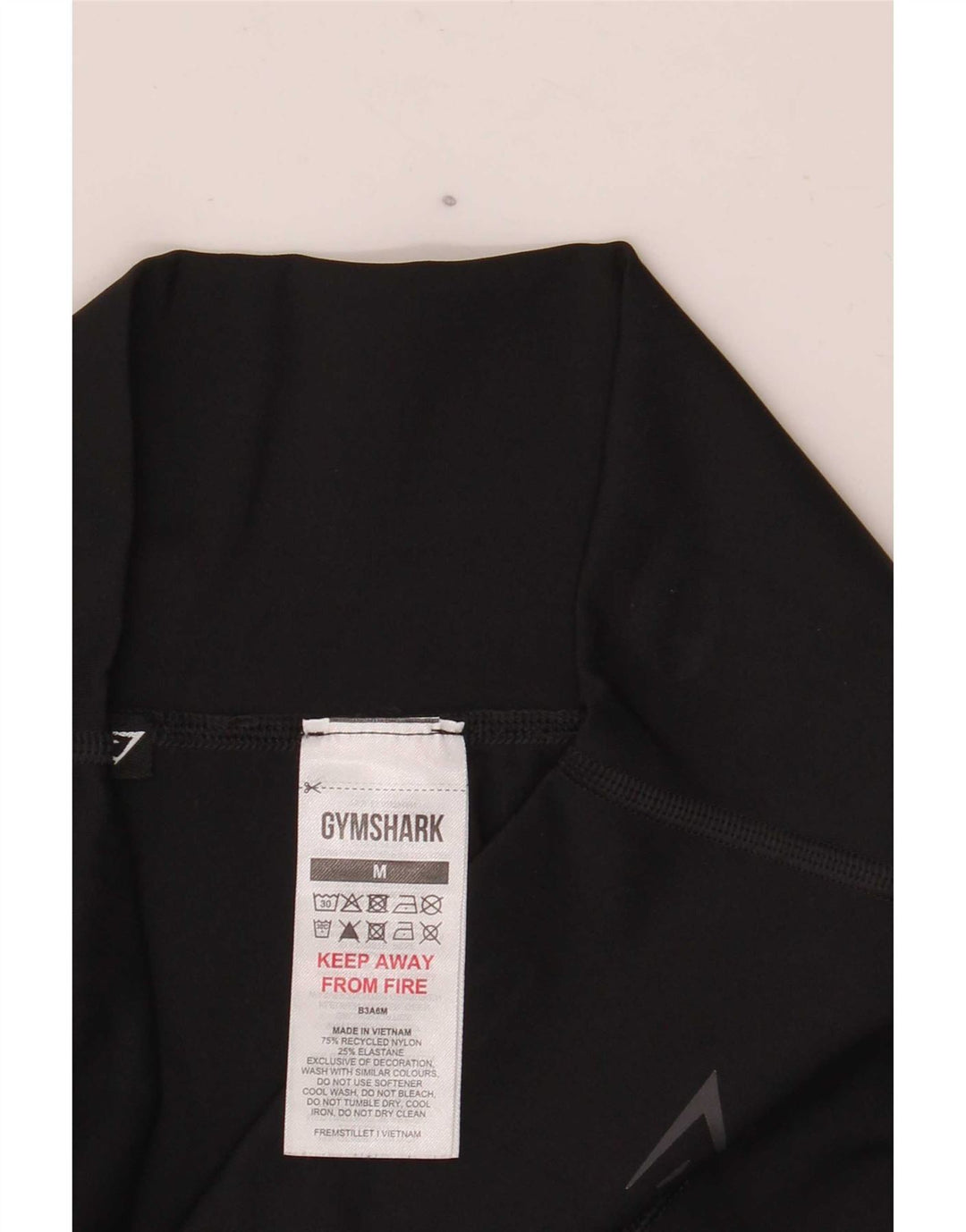 Gymshark Leggings Femme UK 44 Medium Noir Nylon