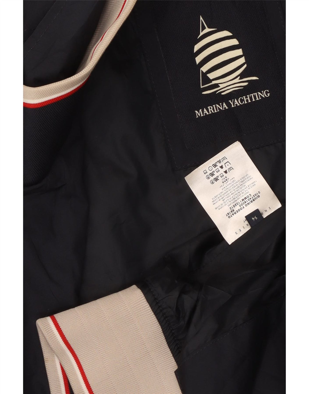 MARINA YACHTING Blouson Bomber Homme IT 54 2XL Bleu Marine Polyester