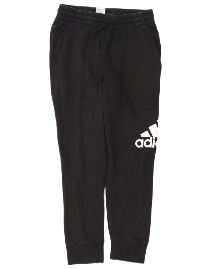 Adidas Pantalon de survêtement graphique pour homme en coton noir moyen