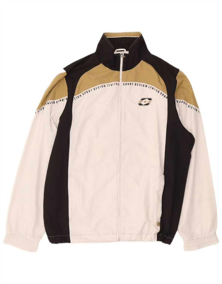 Lotto Survêtement complet graphique pour homme 2XL Blanc Colourblock