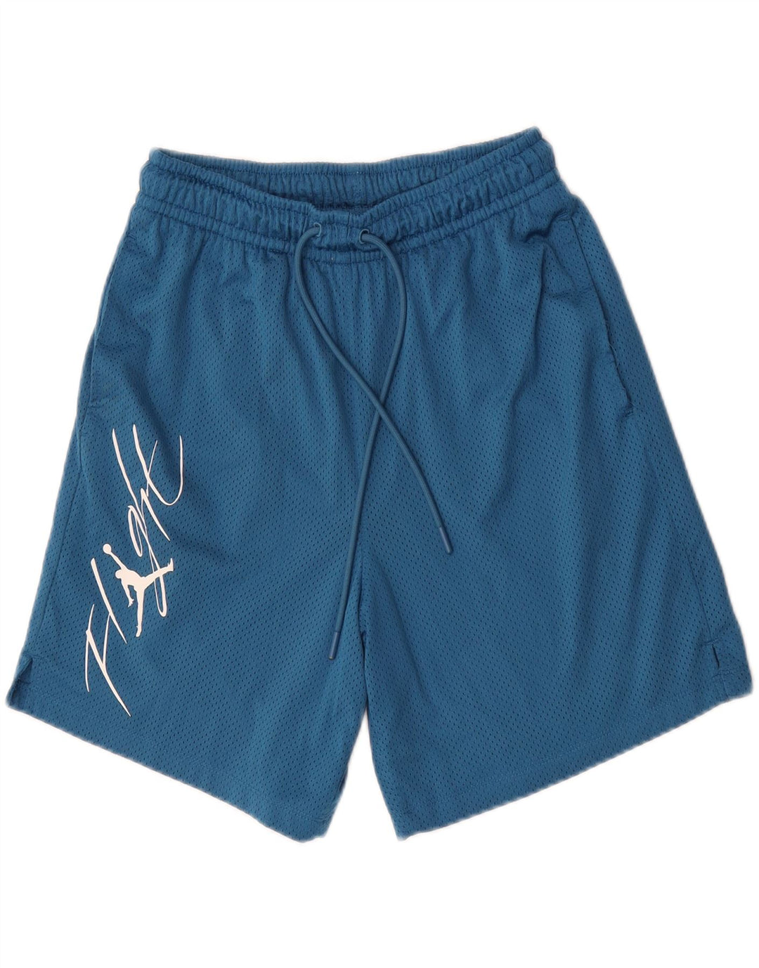 Jordan Short de sport graphique pour hommes, petit, bleu, polyester