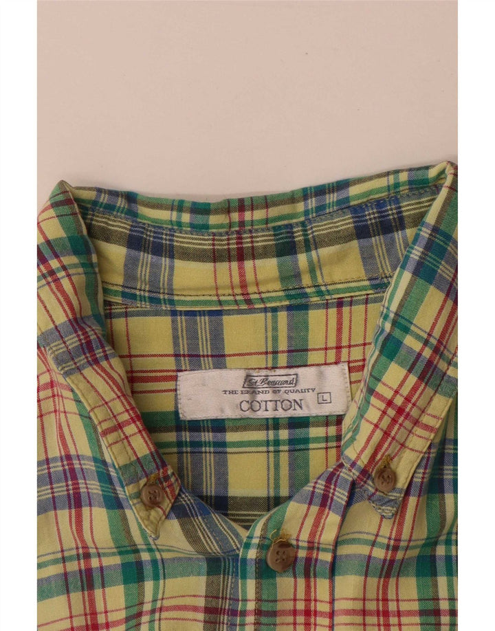 St. Bernard Chemise à Manches Courtes Homme Grand Carreau Multicolore Coton