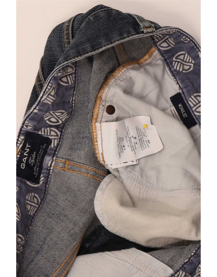 Gant Jean droit régulier W34 L32 bleu coton homme