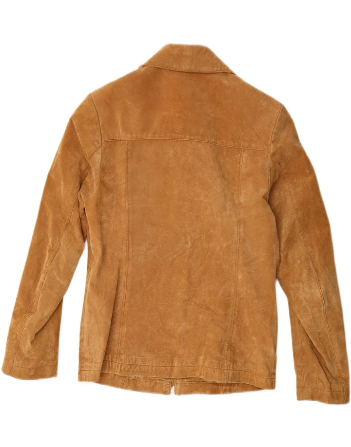 Privilegi Veste en Daim Femme IT 44 Cuir Beige Moyen
