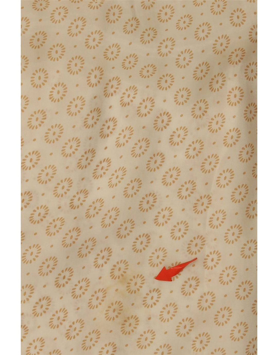 TIPO'S Chemise Homme XL Blanc Cassé Floral Cupro